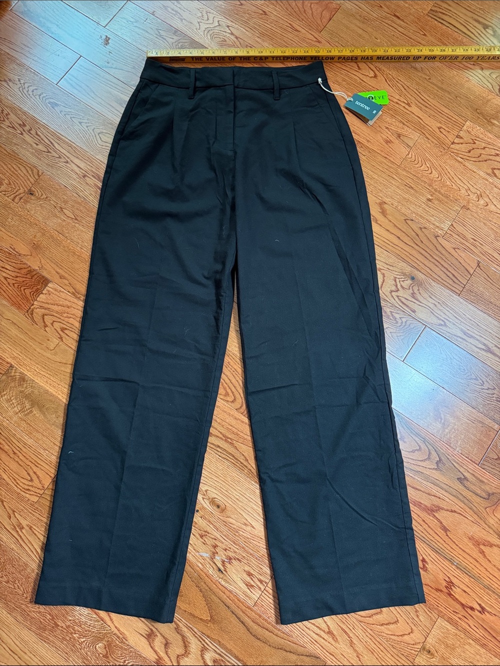 tentree Black Wide Leg Eco-Vero Women's Pants